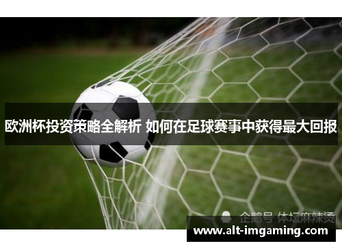 欧洲杯投资策略全解析 如何在足球赛事中获得最大回报